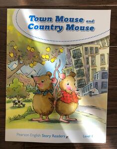 洋書絵本 Town Mouse and Country Mouse 都会のネズミと田舎のネズミ7〜9才用Pearson English Story Readers Level1外国語絵本児童書2002年