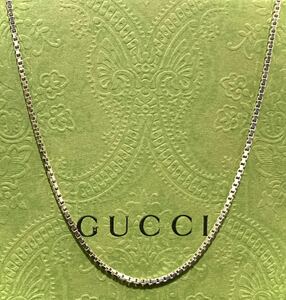 【即決/送料込み】正規品 GUCCI/グッチ ベネチアンチェーンネックレス シルバー925/スターリングシルバー(50-60.5)