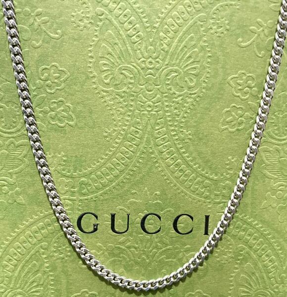 【即決/送料込み】正規品 GUCCI/グッチ 喜平チェーンネックレス シルバー925/スターリングシルバー(50cm/刻印なし)