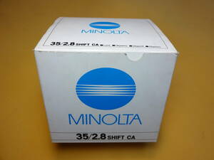 MINOLTA　35/2.8 SHIFT CA（レンズ）
