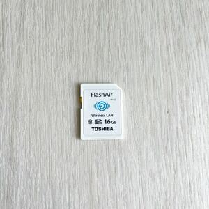 FlashAir 16GB W-03◆東芝 TOSHIBAフラッシュエアー◆Wi-Fi機能確認済み◆SDカード