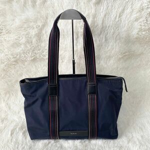 ポールスミス Paul Smith トートバッグ ハンドバッグ ビジネスバッグ　マルチストライプ　A4収納可能　