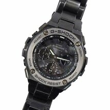 １円～ カシオ CASIO G-SHOCK G-STEEL GST-W110BD-1BJF 時計 メンズ ブランド 電波ソーラー タフソーラー SS 黒文字盤 (v0080263300)_画像1