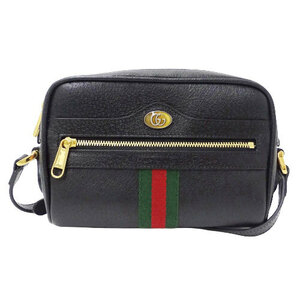 グッチ GUCCI バッグ レディース ブランド ショルダーバッグ レザー オフィディア GG ブラック 517350 お洒落