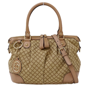 グッチ GUCCI バッグ レディース ブランド ハンドバッグ ショルダーバッグ 2way スーキー GGキャンバス レザー ピンク ベージュ 247902