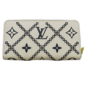 ルイ・ヴィトン LOUIS VUITTON 財布 アンプラント ブロデリー レディース ブランド 長財布 ジッピーウォレット クレーム M81141