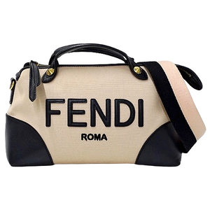 フェンディ FENDI バッグ レディース ブランド ハンドバッグ ショルダーバッグ 2way バイザウェイ ミディアム キャンバス ピンクベージュ