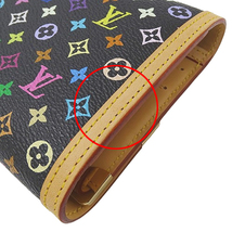 ルイ ヴィトン LOUIS VUITTON 財布 モノグラム マルチカラー レディース ブランド 長財布 ポルトトレゾール インターナショナル ノワール_画像9