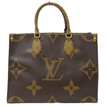 ルイ・ヴィトン LOUIS VUITTON バッグ モノグラムジャイアント レディース ブランド ハンドバッグ ショルダーバッグ リバース オンザゴーMM_画像1