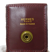 エルメス HERMES バッグ サコ レディース ブランド ショルダーバッグ ボックスカーフ ボルドー ゴールド金具 〇I刻印 ワンショルダー_画像4