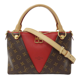 ルイ・ヴィトン LOUIS VUITTON バッグ モノグラム レディース ブランド ハンドバッグ ショルダーバッグ 2way VトートBB スリーズ M43966 赤