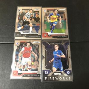 2019-20 PANINI PRIZM PREMIER LEAGUE SOCCER EPL カード 4枚 武藤嘉紀 吉田麻也 アスピリクエタ ゲンドゥージ RCの画像1