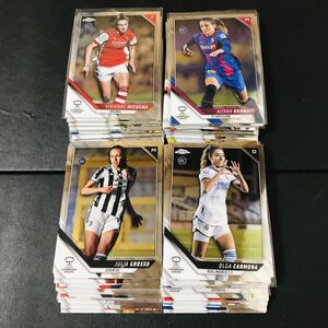 Base ×97 / 2021-22 Topps Chrome UEFA Women's Champions League RC Bonmati Carmona カード 97枚！ 熊谷紗希 岩渕真奈 サイン無