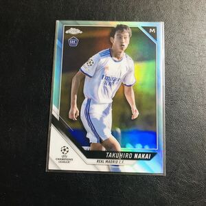 (RC) 中井卓大 / 2021-22 Topps Chrome UEFA Champions League Aqua #/199 ルーキーカード 199枚限定 レアルマドリード