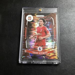 (25枚限定！) 南野拓実 / 2021-22 PANINI PRIZM PREMIER LEAGUE SOCCER EPL Breakaway Bronze #/25 カード リバプール ASモナコ 日本代表