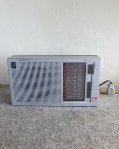 SONY TV/FM/AM3バンドラジオ ICF-770 AC/DC2電源 整備品 動作確認 12-3-1