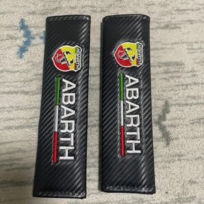 シートベルトパッド　アバルト ロゴ　abarth