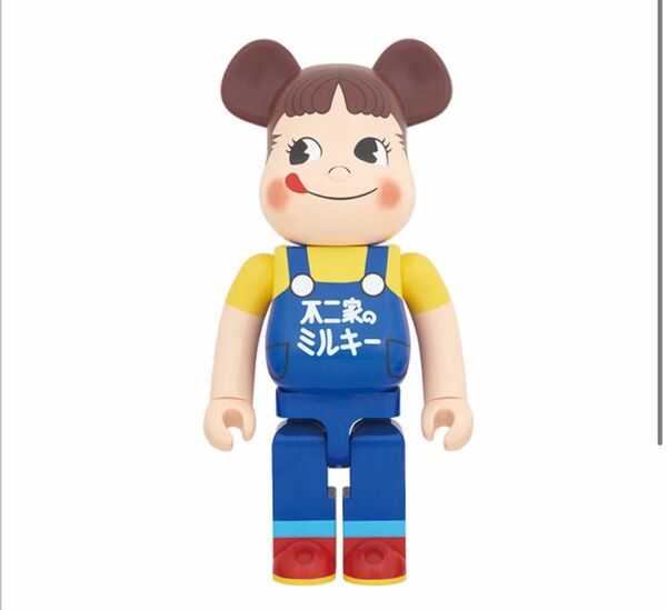 BE@RBRICK ペコちゃん (ミルキー65周年記念デザイン) 1000％ MEDICOM TOY 不二家　PEKO BLUE