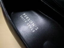 PERSON’S(パーソンズ)SUITS STYLE スーツスタイル レディースパンプス 24.5cm 本革 黒 レザー リクルート就職活動 ビジネス 牛革 日本製_画像9