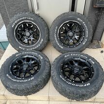 RAYSレイズDAYTONA F6 BOOST 16インチ 225/70r16(bf グッドリッチ2021年製)　デリカD5　RAV4　エクストレイル　_画像1