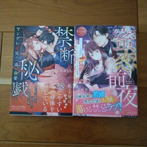 【1冊560円】「禁断秘戯 か執愛」水瀬もも / 三廼「蜜恋前夜　エリート若頭に甘く淫らに愛されています」桃瀬いづみ