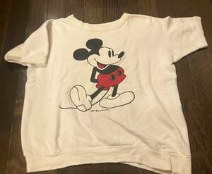  Mickey Vintage тренировочный короткий рукав редкость!