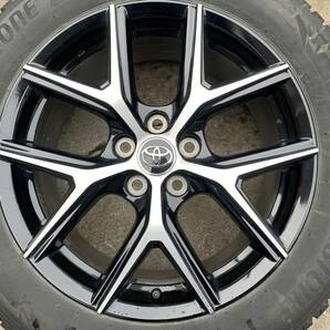 ハリアー 特別仕様車純正１８インチ☆235/55R18 ブリジストン DM-V3 ☆4本セットお買い得☆の画像3