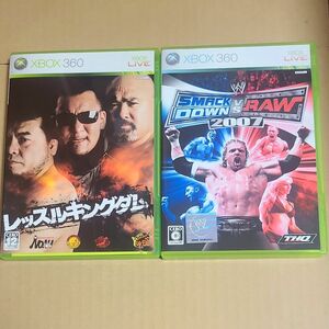 【Xbox360】 レッスルキングダム WWE 2007 セット