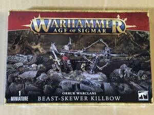 ウォーハンマー AoS ビーストスキュワー・キルボウ 未開封品 オールク・ウォークラン クルールボゥイ WARHAMMER AGE OF SIGMAR