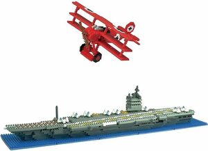 カワダ ナノブロック A003 USS エンタープライズ & レッドバロン Amazon限定版 未開封品 nanoblock