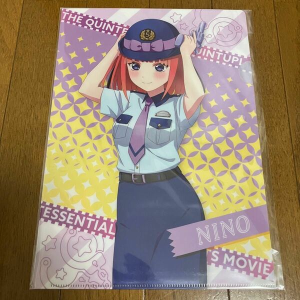 五等分の花嫁 police style クリアファイル 中野二乃