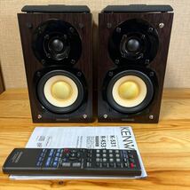 KENWOOD スピーカー2個LS-K531-S/リモコン1個RC-RP0503/オーディオ機器 音響機材 u773_画像1