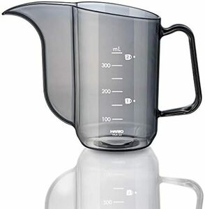 HARIO(ハリオ) V60ドリップケトル・エアー 実用容量350ml 透明ブラック 計量 ポット 日本製 VKA-35-TB