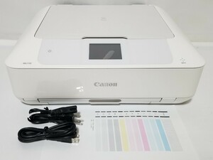 総印刷枚数600枚 美品 全額返金保証付 Canon インクジェットプリンター 複合機 MG7730