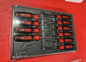 スナップオン Snap-on SGTT110B 10個入りソフトグリップターミナルツールセット