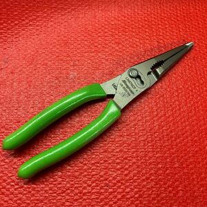 Snap-on Snap-on LN47ACF long nose slip joint plier green 