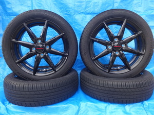 軽自動車　タイヤ（　165/55R15　）　ホイール　（　15/4.5J　4/100　ET45　）　美品