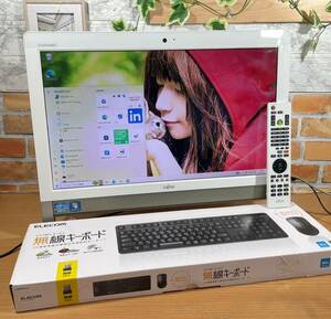 ◆地デジ２番組同時録画！FH56/DD 第2世代 Core i5 2コア/4スレッド 8GB 2TB 20インチ Windows10！ 