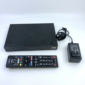 中古 シャープ SHARP 4Kチューナー 4S-C00AS1 2018年製 通電確認のみ リモコン付き(Y0329_11)