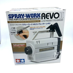 中古美品 タミヤ TAMIYA SPRAY-WORK REVO2 エアーブラシシステム スプレーワーク HGコンプレッサーレボ2(Y0329_6)の画像5