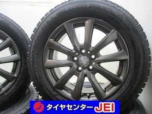 16インチ WM02 205/60R16 6.5J+45 100 レガシィ/ウィッシュ 中古スタッドレスアルミホイール【4本セット】送料無料(SA16-4005）