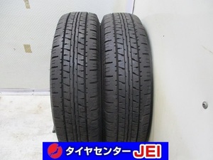 165R13 6PR 8.5分山 ダンロップ エナセーブバン01 2023年製 中古タイヤ【2本】送料無料(M13-6390）