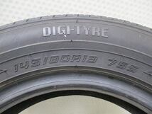 145-80R13 9-8.5分山 ダンロップEC202 2023年製 中古タイヤ【2本】送料無料(M13-6394）_画像5