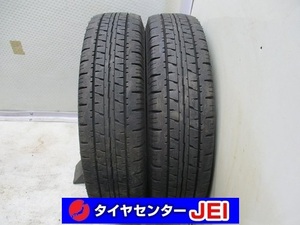 145-80R12 80/78N LT 8.5分山 ダンロップ エナセーブバン01 2022年製 中古タイヤ【2本】送料無料(M12-6447）