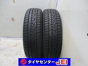 155-65R14 9分山 デリンテ AW5 オールシーズン 2022年製 中古タイヤ【2本】送料無料(M14-6445）