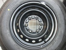 15インチ トヨタ ハイエース純正 195/80R15 6J 139.7 2023年 新車外し BS 新古タイヤ ホイール4本セット送料無料(MS15-2684-1）_画像5