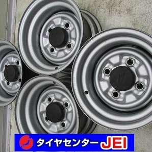 10インチ ダイハツ純正 6J 110 ゴルフカート 深リム 旧車 希少 中古ホイール【4本セット】送料無料(SW10-4745）の画像1