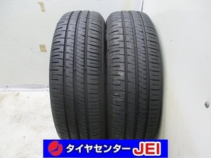 185-65R15 9.5-9分山 ダンロップ エナセーブEC204 2021年製 中古タイヤ【2本】送料無料(M15-6489）