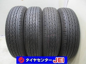 145-80R12 80/78N LT 9.5-9分山 ブリヂストンK370 2022/2021年製 中古タイヤ【4本】送料無料(M12-6499）