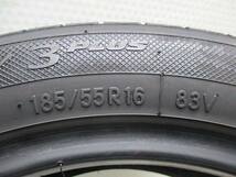 185-55R16 9-8.5分山 トーヨーナノエナジー3+ 2021年製 中古タイヤ【4本】送料無料(M16-6525）_画像5